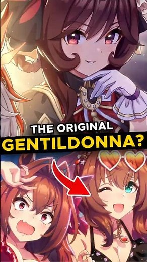 Gentildonna Almost Looked COMPLETELY Different?! #UmaMusume #Gentildonna #Seiyuu #shorts