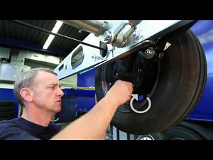 Inställning av BPW-bromsanläggning