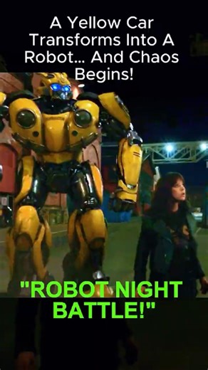 Yellow Robot vs Enemy Tower | Night Battle 🔥 🔥 ||