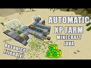 EASY Automatic XP Farm / XP Bank (Resource Friendly!) Minecraft Java 1.14 - 1.15+