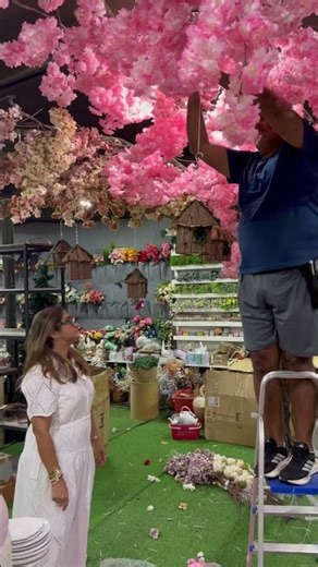 French Tree Installation for @OliveiraHomeDecor in Aracaju #valmirpaesdesignfloral #flowers