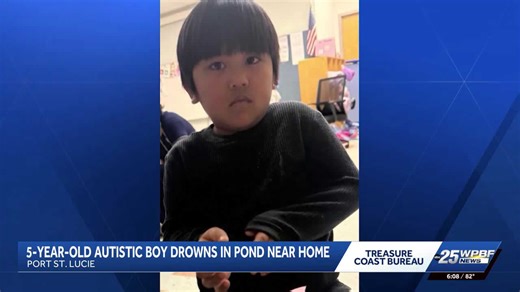 Port St. Lucie police investigate drowning of child with autism