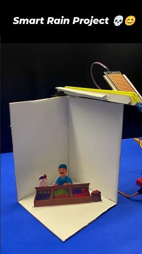 🗿 Automatic Rain-Sensing Shop Shade | Smart Arduino Project