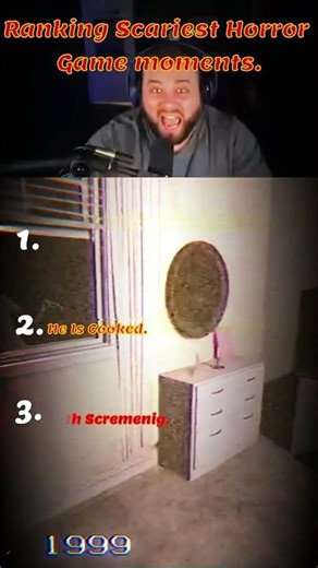 Ranking the Funniest Horror Game Fails #shorts #gaming #jumpscares