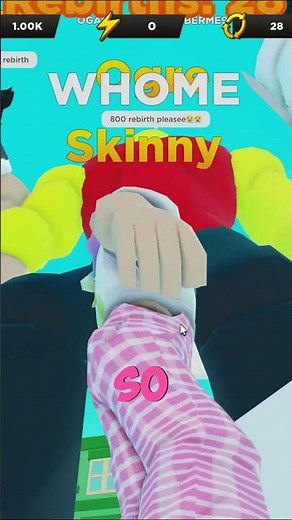 I gave away FREE Rebirths in Strongman Simulator on ROBLOX