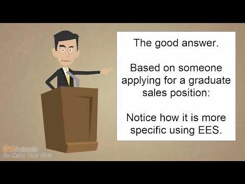 Tell me about yourself - The perfect answer.