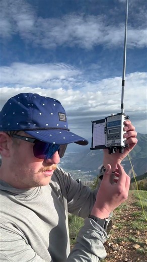 Spanish Fork Peak #morsecode #hamradio #hiking