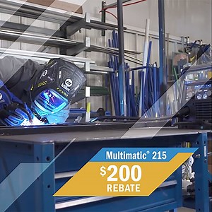 Take your skills to the next level. Master every process with the easy-to-use, versatile Multimatic® 215 multiprocess welder. | Miller Welders