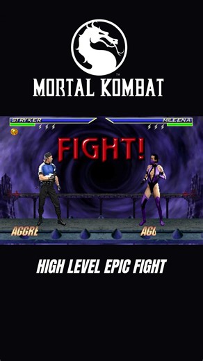 STRYKER VS MILEENA - MORTAL KOMBAT SE #mortalkombat #mk #retrogaming #retro