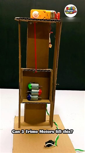 Can a Gear Motor Lift 3 Weights? | DIY Electric Lift Experiment