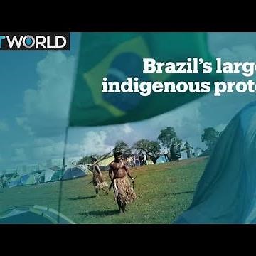 Brazil's Indigenous tribes protest to defend rights, lands
