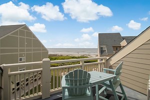 Oak Island Vacation Rental | Amazing Ocean Views from Lovely 2 BR Condo w/ Pool at Oak Island Beach Villas. |  Condo Rental