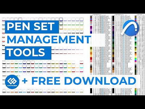 How to Manage ‪@Archicad‬ Pen Sets + Free Download