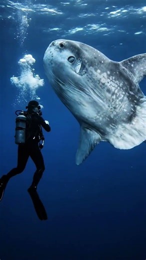 The Heaviest Bony Fish in the World? The Truth About the Ocean sunfish Will Shock You 😳 #fish