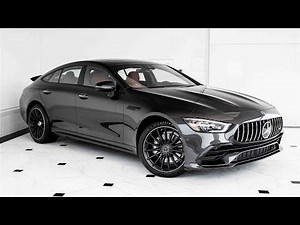 Graphite Gray Metallic on Red Pepper/Black 2021 Mercedes-Benz AMG GT 43
