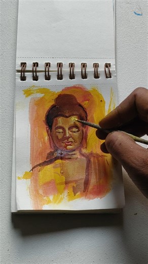 🙂‍↕️💯Buddha Art🙂‍↕️#buddha #buddhaartwork #painting #artshorts #trending #shorts #viral #explore