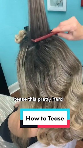 How to Tease Hair for Stunning Hollywood Waves