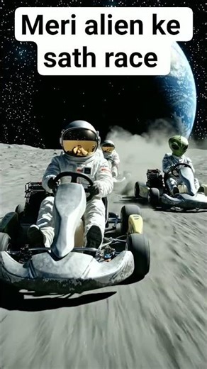 alien ke sath Meri race trending video