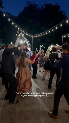 A fun idea that we saw at one of the weddings we DJ'd for 💍 Save this reel for when you're planning your own wedding reception and follow us to see more behind-the-scenes at Smoky Mountain weddings! #smokeymtnsounds #weddingreception #dancefloor