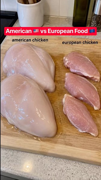 American vs. European Food #shorts #shortvideo