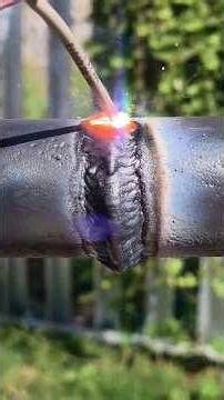 A novice welder successfully completed the initial stage of training for welding pipes with wide gap