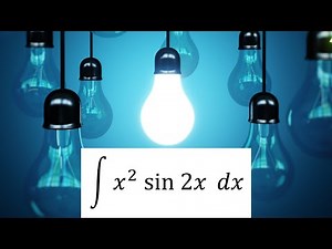 Integration of x^2 sin 2x (Solution)