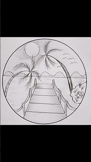 how to draw circle drawing with pencil step by step #zkartanddrawing #easydrawing