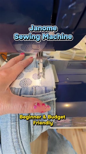 Janome Toile Romance & Wisteria Promenade Sewing Machine — Beginner Friendly