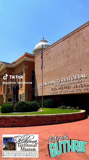 Step back in time at the Oklahoma Territorial Museum in Guthrie! The stories of Oklahoma Territory and Oklahoma'a first capital (ahem ... Guthrie) come alive at this gem of a museum. #LetsGoToGuthrie #guthrieoklahoma #TravelOklahoma #ExperienceGuthrie #OklahomaHistory #OklahomaMuseums