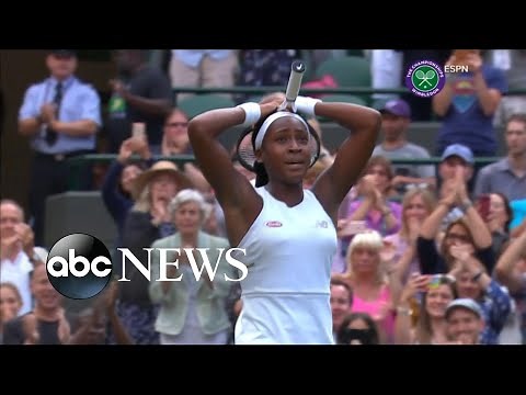 15-year-old tennis star upsets 5-time Wimbledon champ Venus Williams