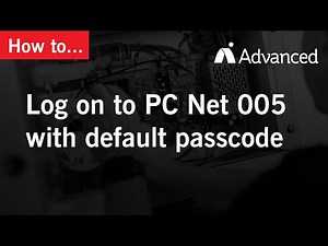 How to: Log on to PC Net 005 with default passcode