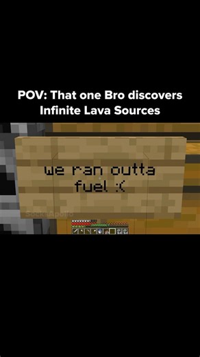 Minecraft Lava Moment