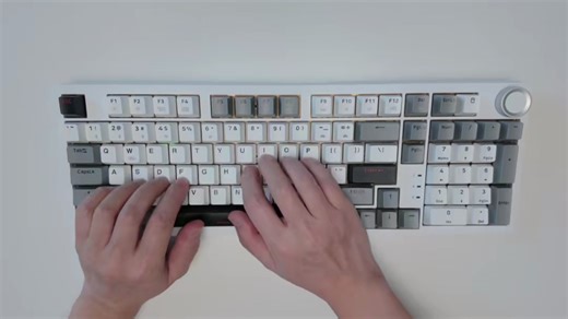 SKN青龙87 8K机械键盘 三模无线键盘 双8K回报率无感延迟 Gasket客制化键盘 网页驱动 电【凯华果酱MX轴】 三模