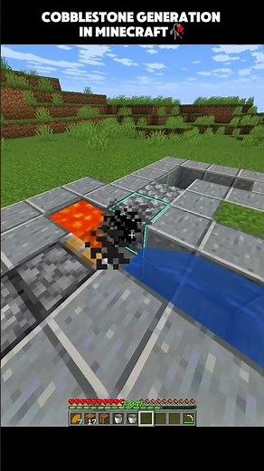 How To Build A Cobblestone Generator (Minecraft)