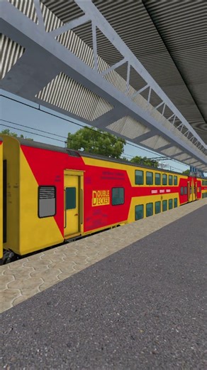 Ahemdabad Mumbai Central AC Double Decker Express Overtake 20908 Sayaji Nagri Express #msts #shorts