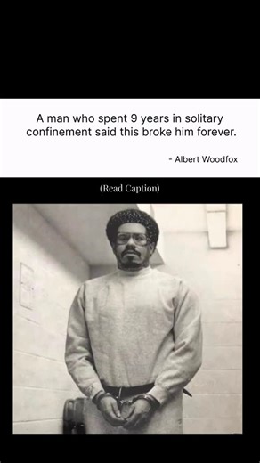 Philosopher on Instagram: "He said Long-term solitary confinement rewires the brain by removing human connection. It leads to hallucinations, paranoia, emotional numbness, loss of identity, and lasting psychological damage — proving that isolation can break the mind more effectively than physical punishment. Solitary confinement doesn’t just punish the body — it quietly dismantles the mind. This example explores the psychological collapse of a man who spent 9 years in complete isolation, cut off