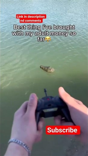 Crocodile Head RC Boat | Realistic Remote Control Crocodile #shorts #prankvideos #funniestvideo