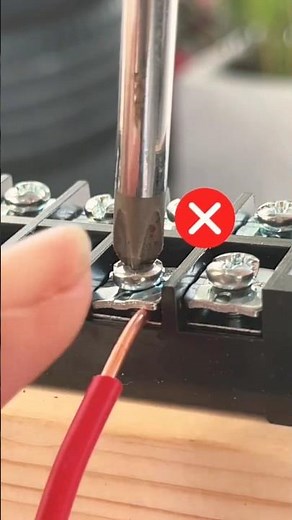 CONNETING CABLE TO TERMINALS BLOCK #electricalwiring