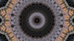 Kaleidoscope dark brown abstract background