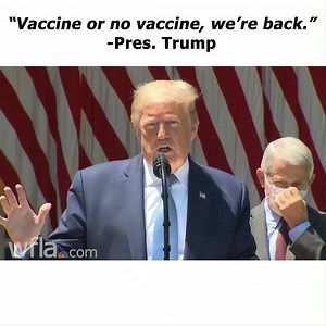 23K views · 524 reactions | "WE'RE BACK": President Trump introduced the next step of vaccine development today at the White House, calling it, 'Operation Warp Speed.' https://bit.ly/3fOyQbw | WFLA News Channel 8 | Facebook