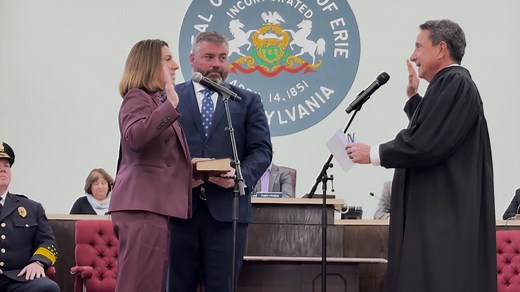 ‘I’m a child of the city’ Daria Devlin sworn in as City of Erie mayor