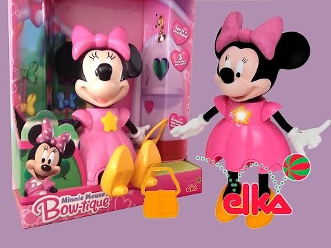 Boneca Minnie Mouse Bow-Tique Disney Conta Histórias Elka