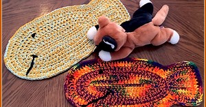 Fish Shaped Rug And Mat Crochet Pattern | Posh Pooch Designs