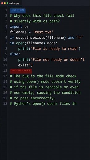 Tricky Python Behavior: Why does this file check fail silently with os.path?
