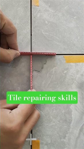 A Skill in Hand, A Worry-Free Life | Amazing Tile & Slab Repair Skill 🧱🔧 #TileRepair