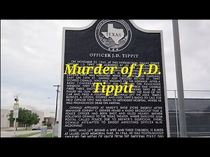 Murder of Dallas Officer J.D. Tippit by Lee Harvey Oswald Nov 1963