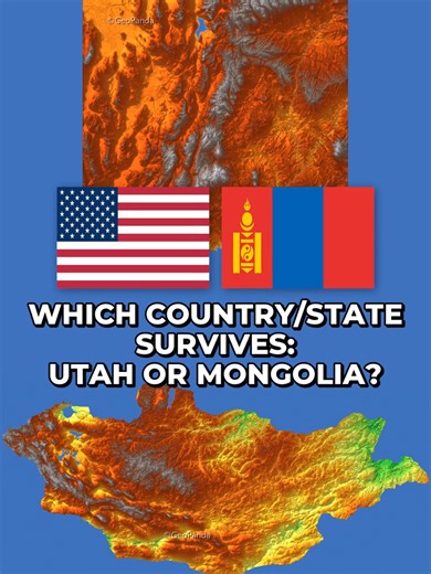 Utah vs Mongolia: Geography Showdown