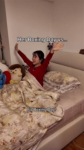 Taiga & Katie on Instagram: "This is why we have different opinions on Boxing Day 🥊#couplecomedy #couples"
