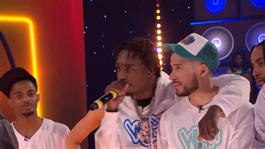 Lil Tjay joins the new school for a round of 'Wildstyle' on the WNO stage. 🔥 #WildNOut | Nick Cannon Presents: Wild 'N Out