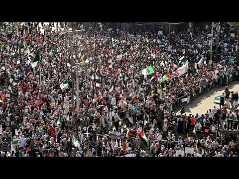Manifestations de soutien aux Palestiniens dans les rues d'Alger
